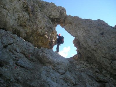 020-Im Maximiliansteig - Beim Aufstieg zum Grossen Rosszahn